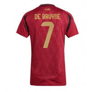 Belgien Kevin De Bruyne #7 Hemmatröja Kvinnor EM 2024 Kortärmad